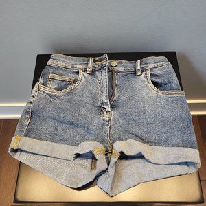 Wifred Free roll-up women's denim shorts